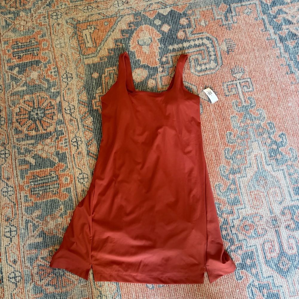 NWT - Old Navy PowerSoft Shelf- Bra Rust Athletic Activewear Dress - Picture 5 of 9